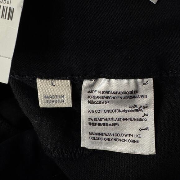 Style & Co Large Denim Ella Capris Pull-On Pockets Straight Leg Stretch Black - Picture 7 of 8